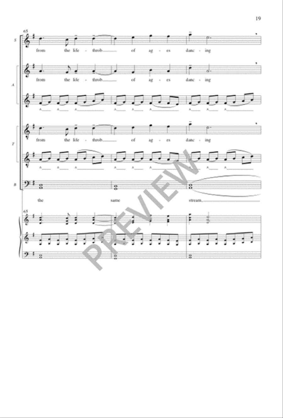 The Same Stream Divisi scores gallery preview page 20