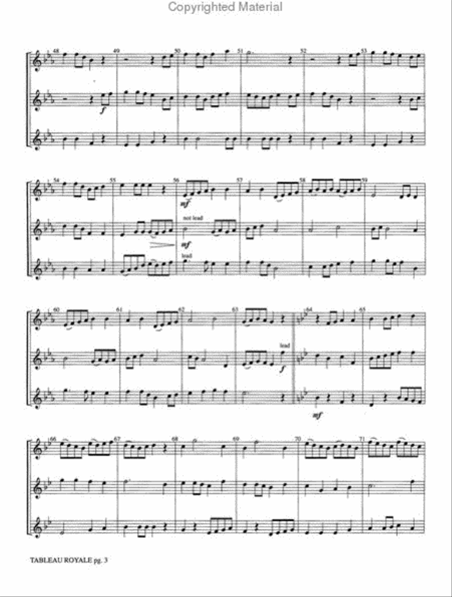 Tableau Royale Small Ensemble scores gallery preview page 3
