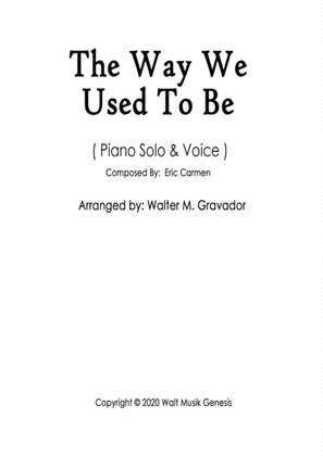 Book cover for The Way We Used To Be