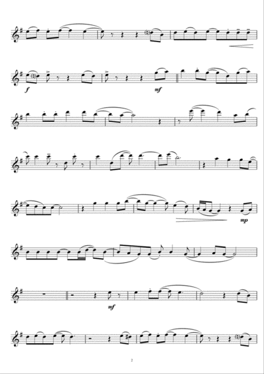 Under The Boardwalk Flute Solo scores gallery preview page 2