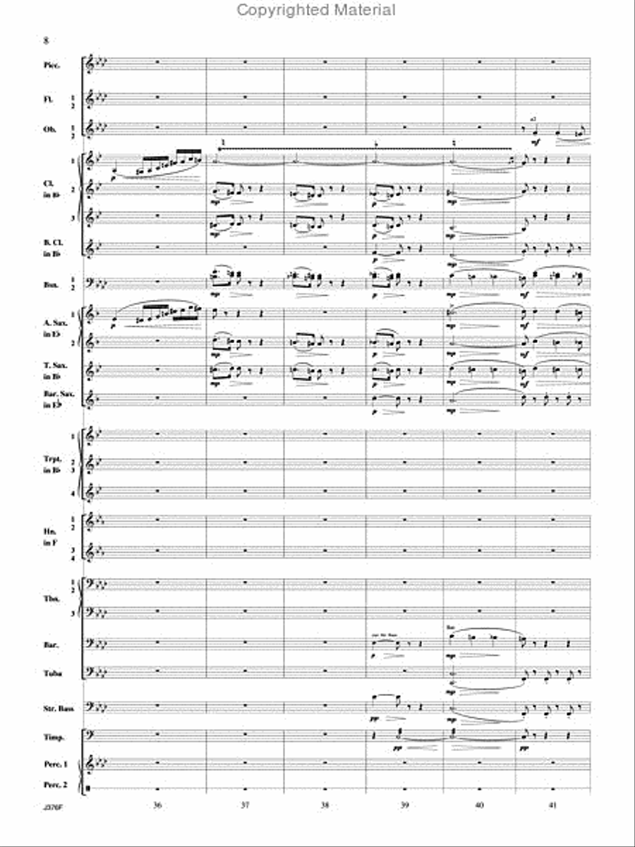 William Tell Overture Concert Band scores gallery preview page 9