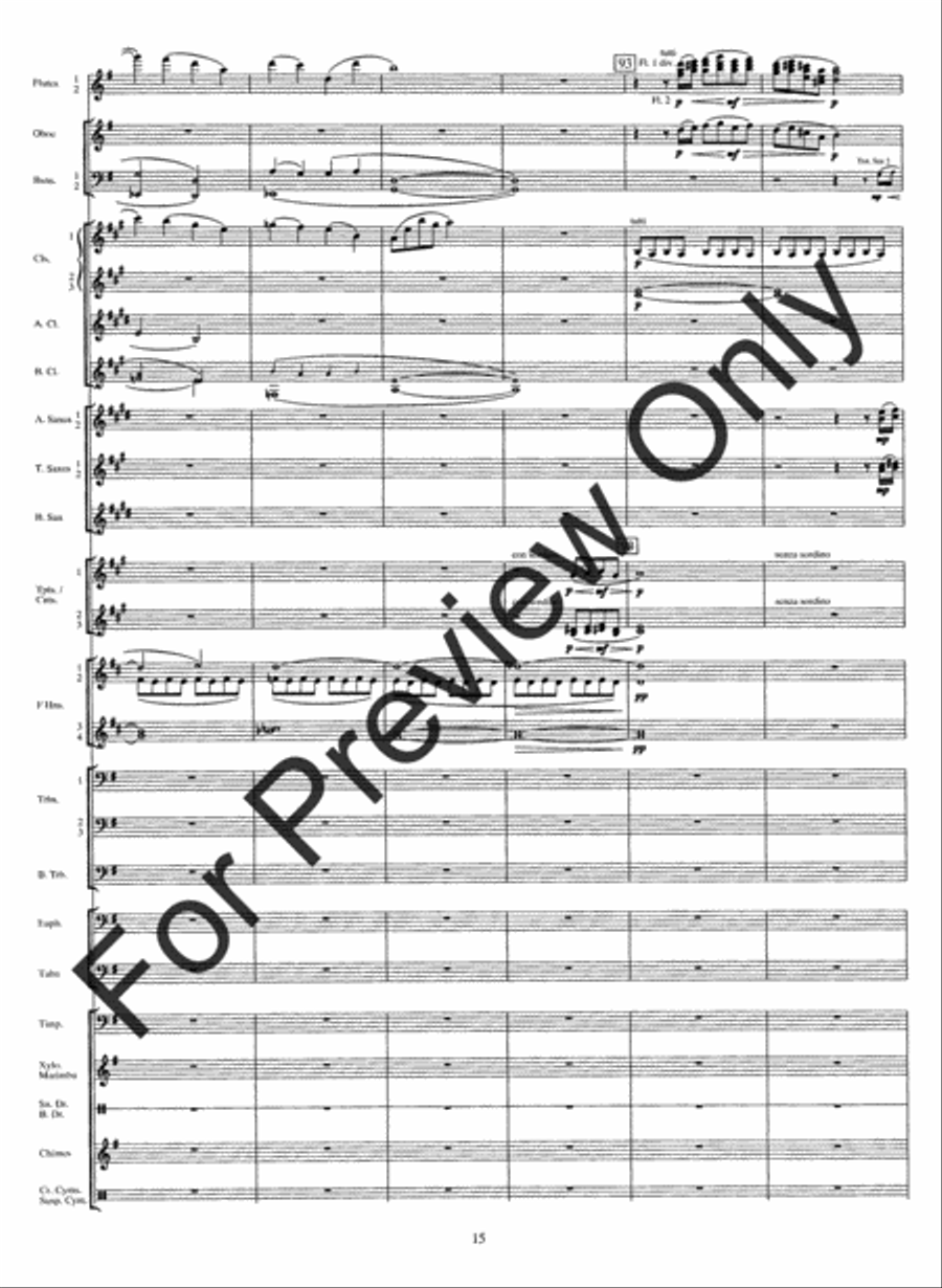 From The Summit (Score) Concert Band scores gallery preview page 18