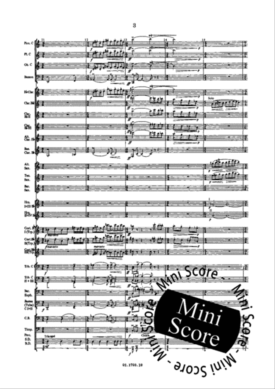 Windmusic Opus 123 Concert Band scores gallery preview page 9
