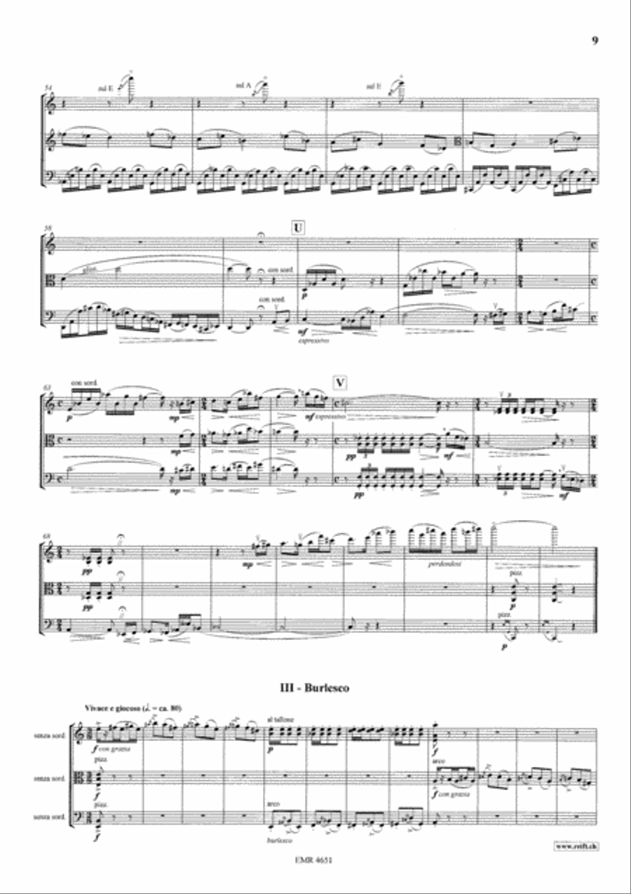 Piccolo Divertimento String Trio scores gallery preview page 5