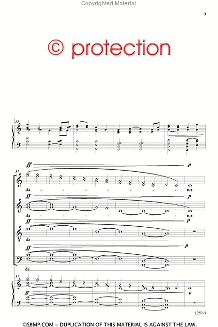 O sacrum convivium - SATB divisi a cappella Octavo Divisi scores gallery preview page 8