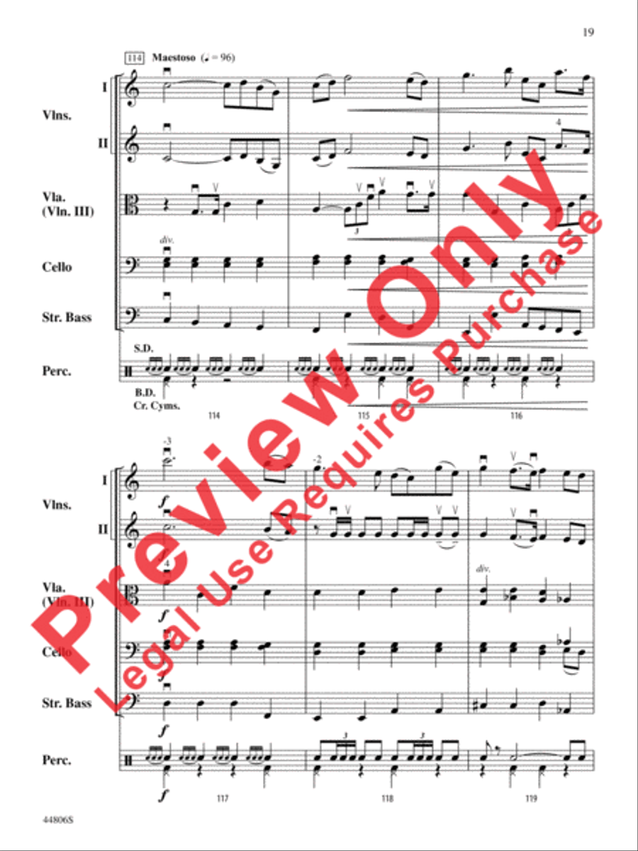 Star Wars Heroes Star Wars Heroes String Orchestra scores gallery preview page 20
