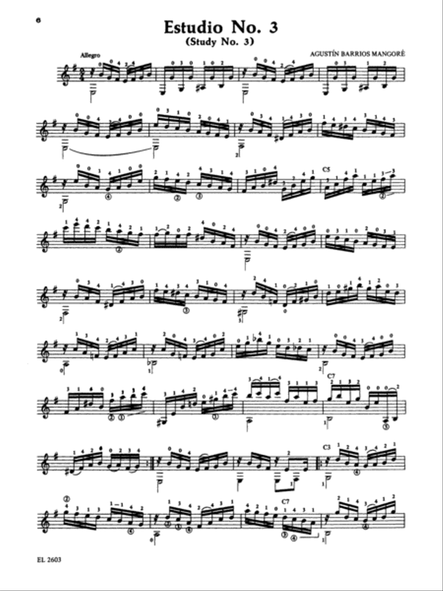 Guitar Works of Agustin Barrios Mangore, Volume 2 Acoustic Guitar scores gallery preview page 5