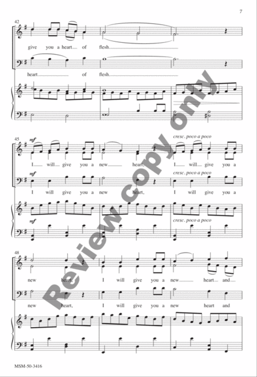 A New Heart 3-Part scores gallery preview page 14