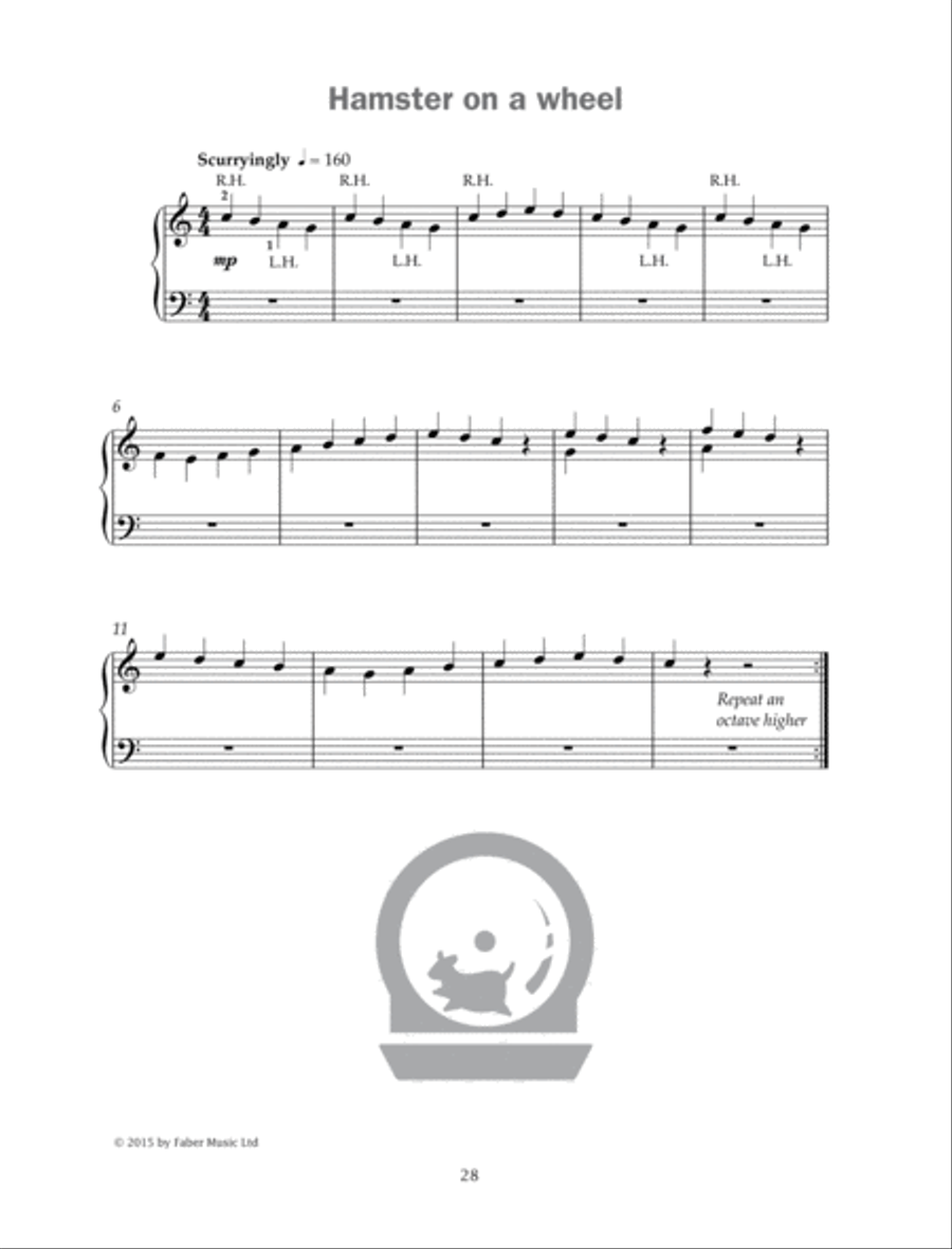 Improve Your Sight-Reading! A Piece a Week -- Piano, Level 1 Piano Method scores gallery preview page 4