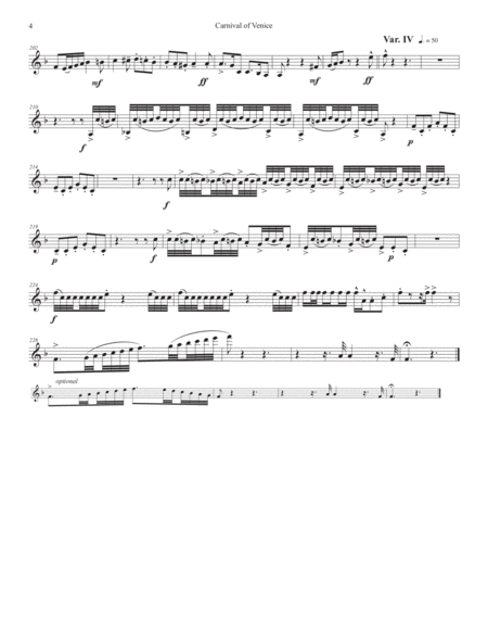 Arban: Carnival of Venice (for two Bb trumpets + tuba) image number null