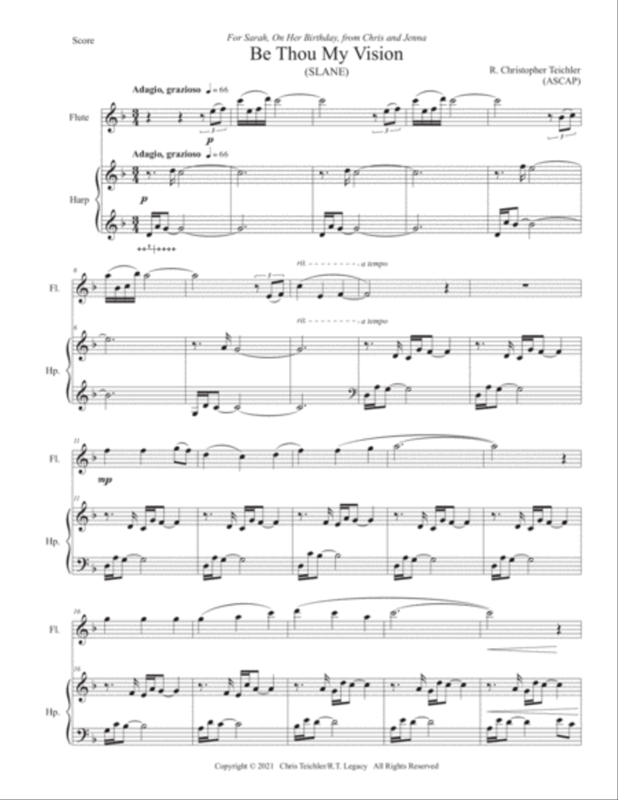 Be Thou My Vision Be Thou My Vision Flute scores gallery preview page 3