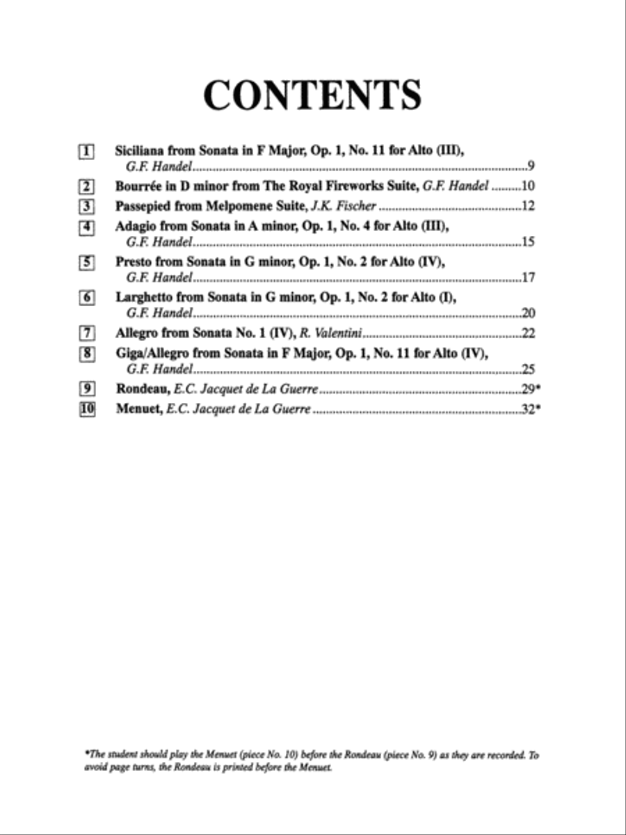 Suzuki Recorder School (Soprano Recorder), Volume 3