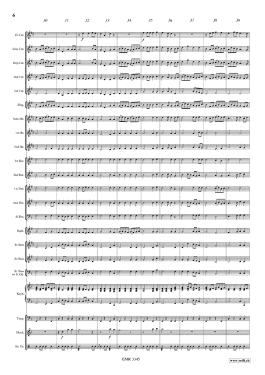 Fanfare-Rondeau Brass Band scores gallery preview page 7