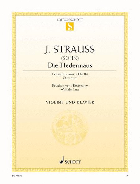 Fledermaus Overture Violin/piano