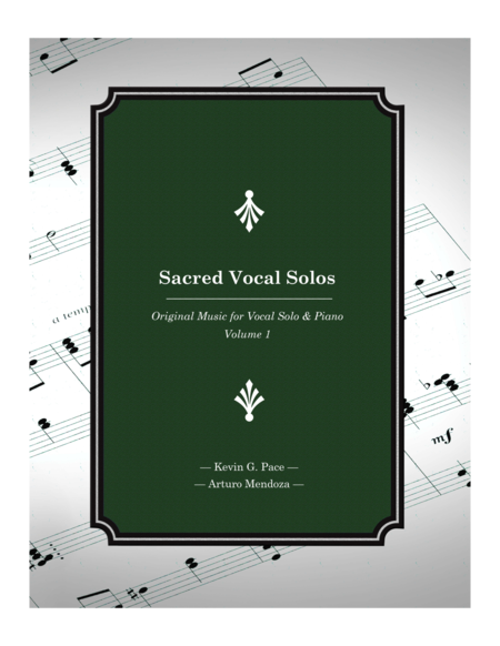 Sacred Vocal Solos for soprano or tenor solo with piano accompaniment - Volume 1 image number null