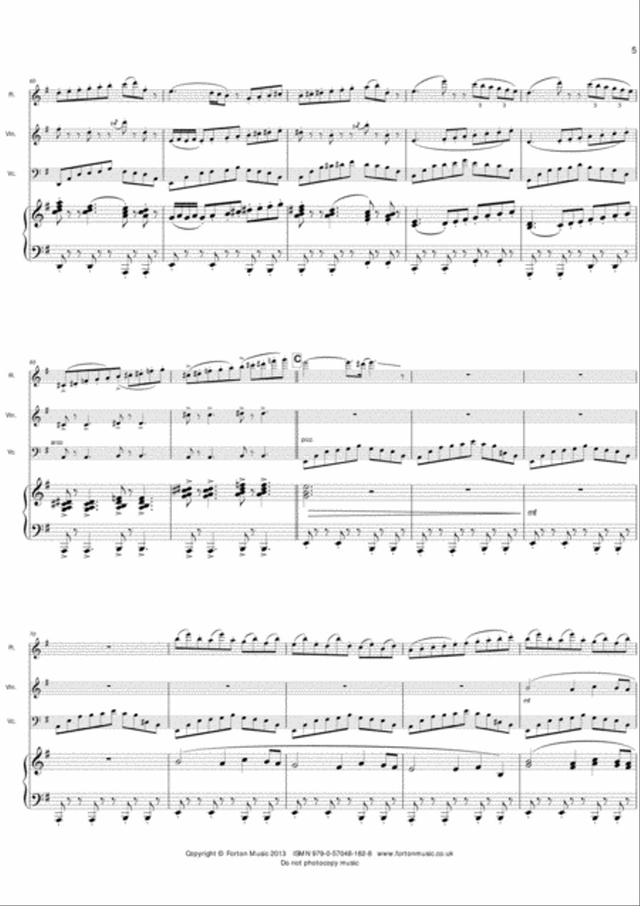 Colibri (Hummingbird) Flute scores gallery preview page 5
