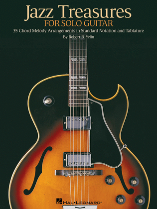 Book cover for Jazz Treasures for Solo Guitar