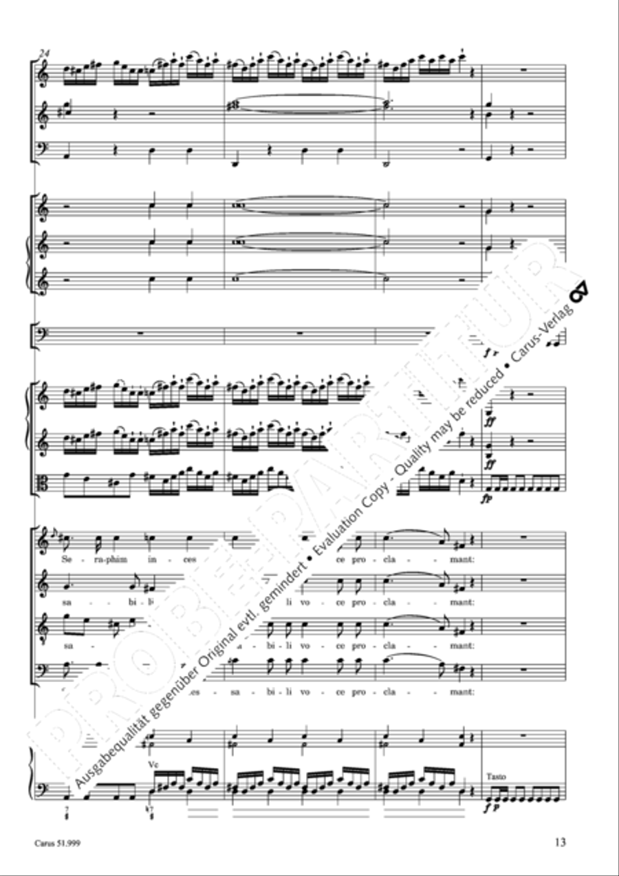 Te Deum Te Deum 4-Part scores gallery preview page 14