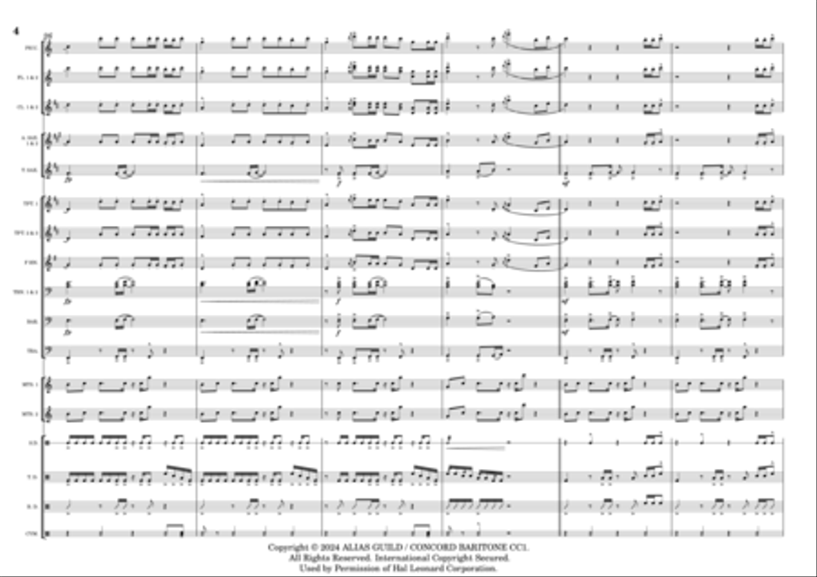 360 360 Marching Band scores gallery preview page 4