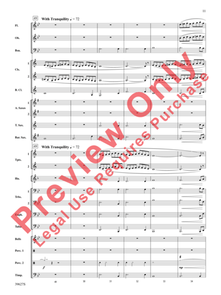 Flash Flood Concert Band scores gallery preview page 26