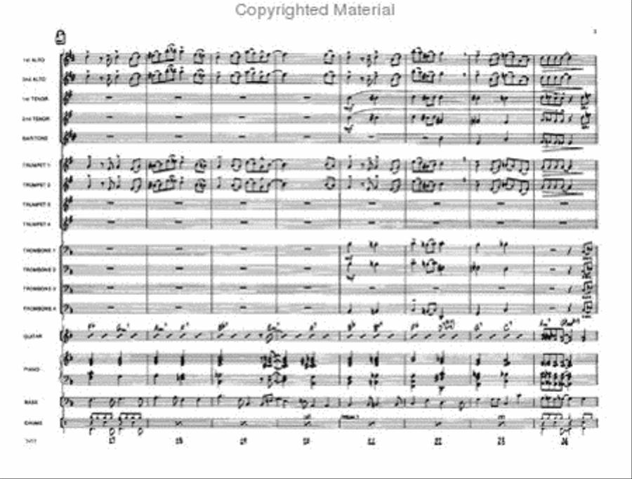 Chops, Don't Fail Me Now Jazz Ensemble scores gallery preview page 4
