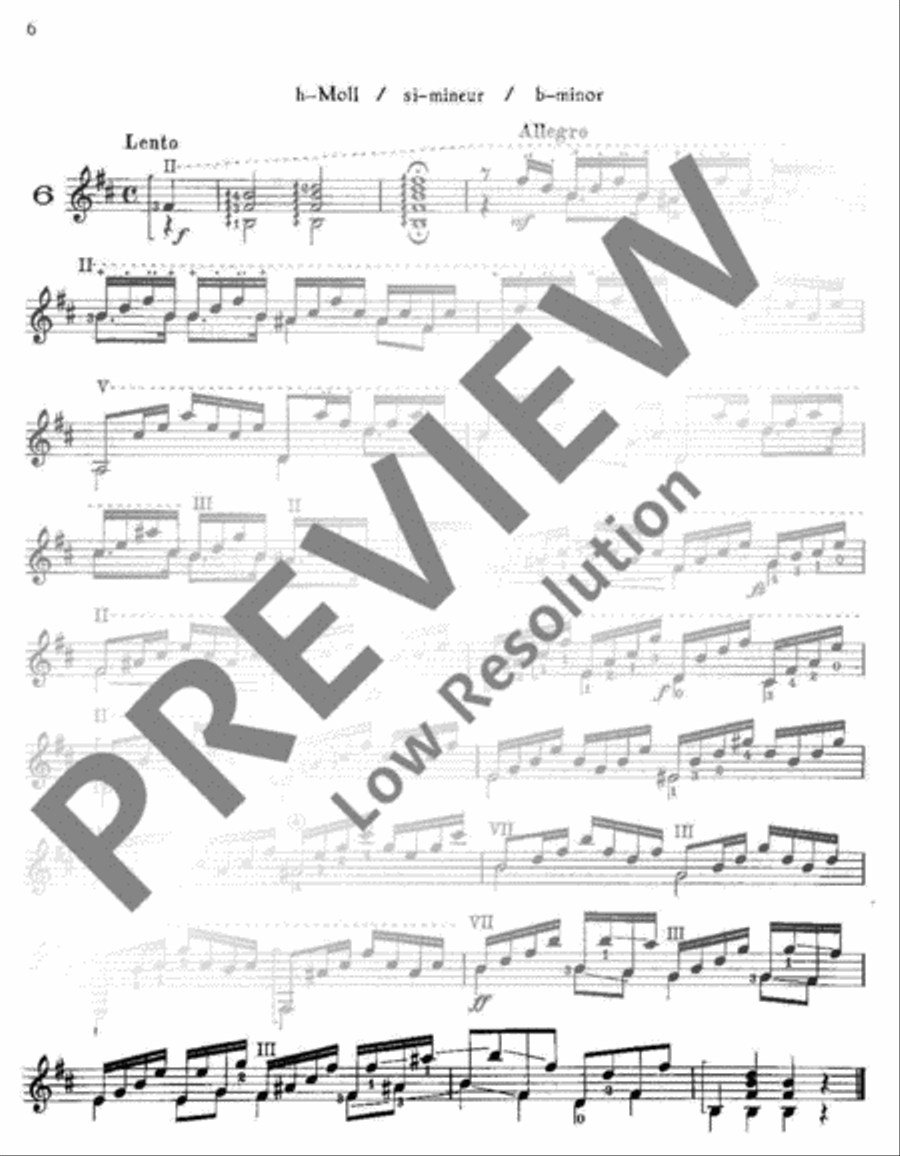 Preludes Classical Guitar scores gallery preview page 7