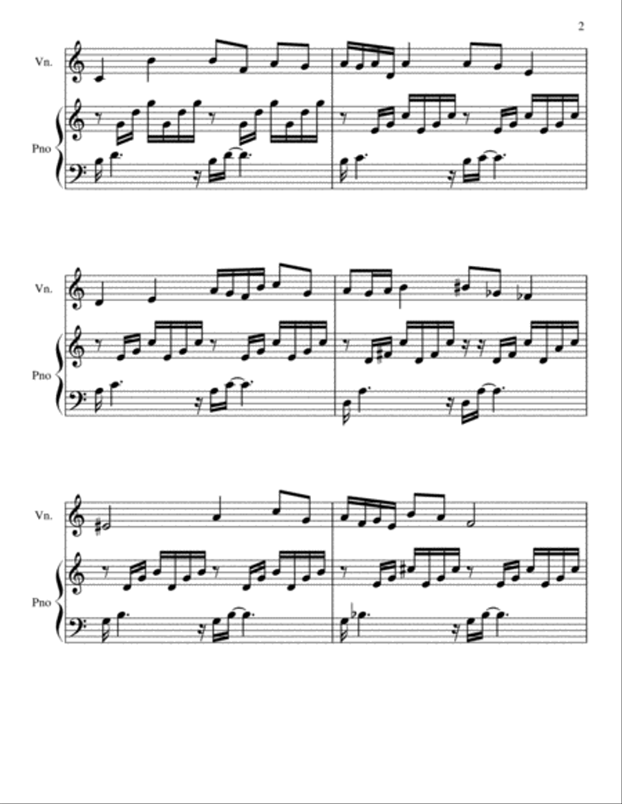 Prelude in C Prelude in C Set of Parts scores gallery preview page 2