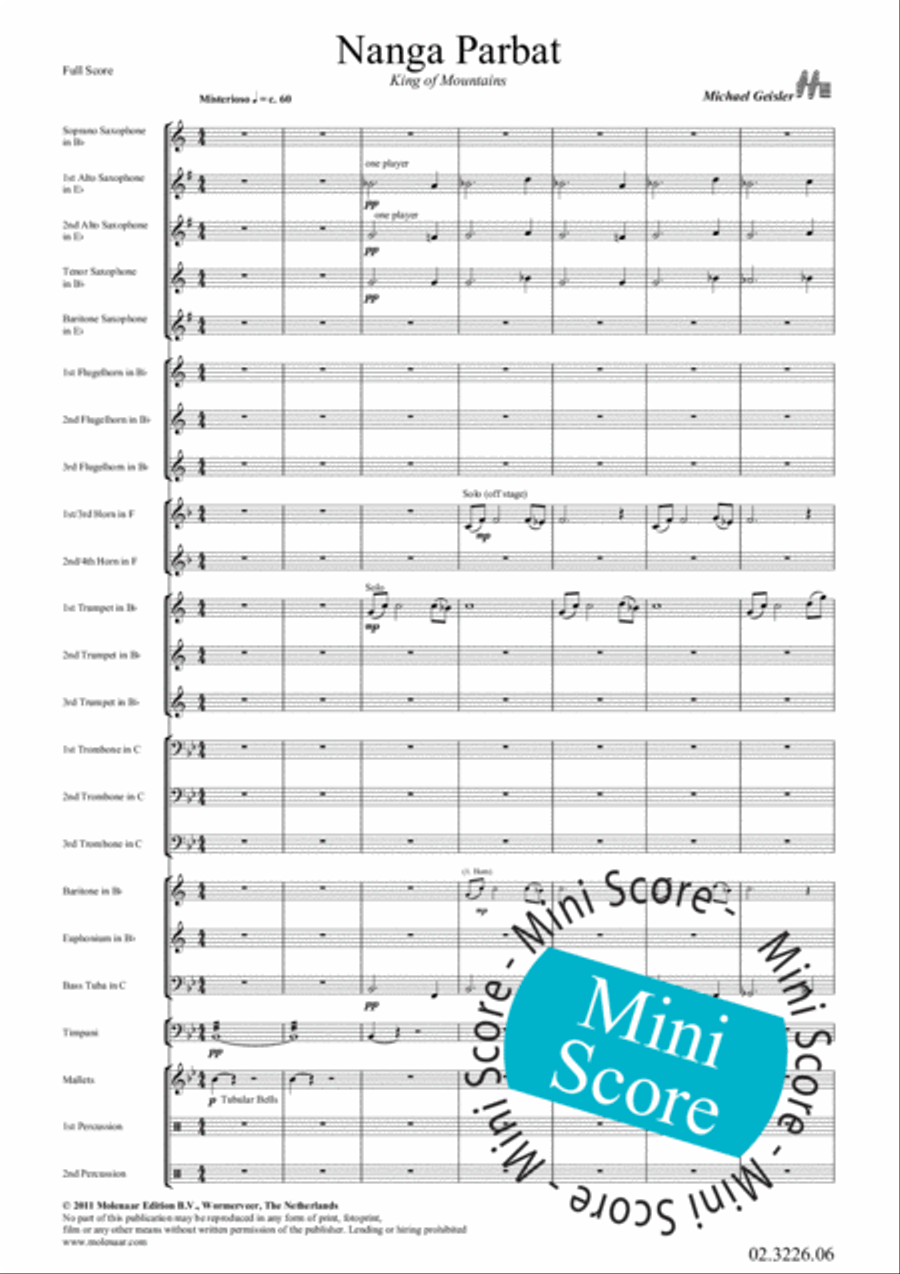 Nanga Parbat Nanga Parbat Fanfare Band scores gallery preview page 9