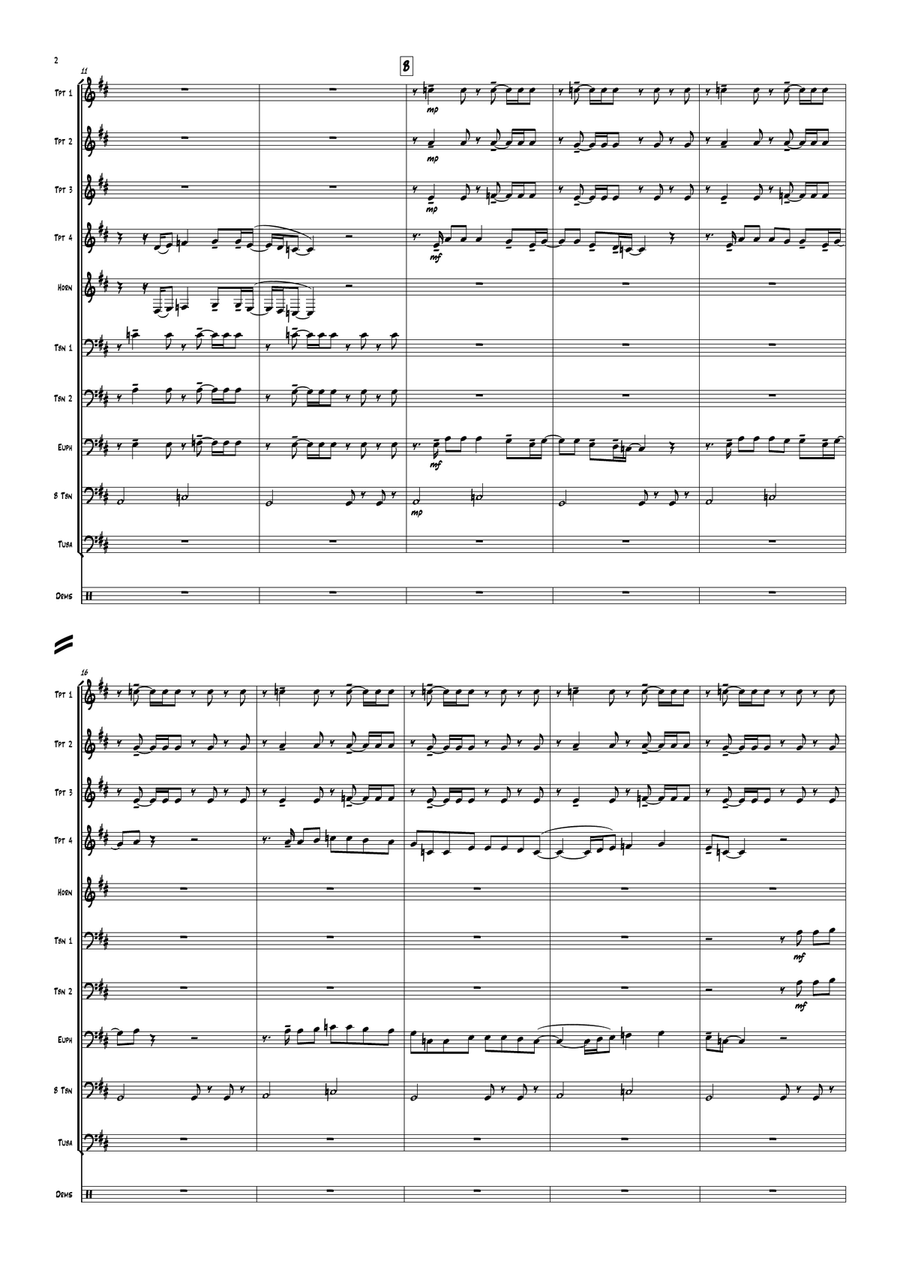 Wake Me Up Wake Me Up Brass Ensemble scores gallery preview page 4