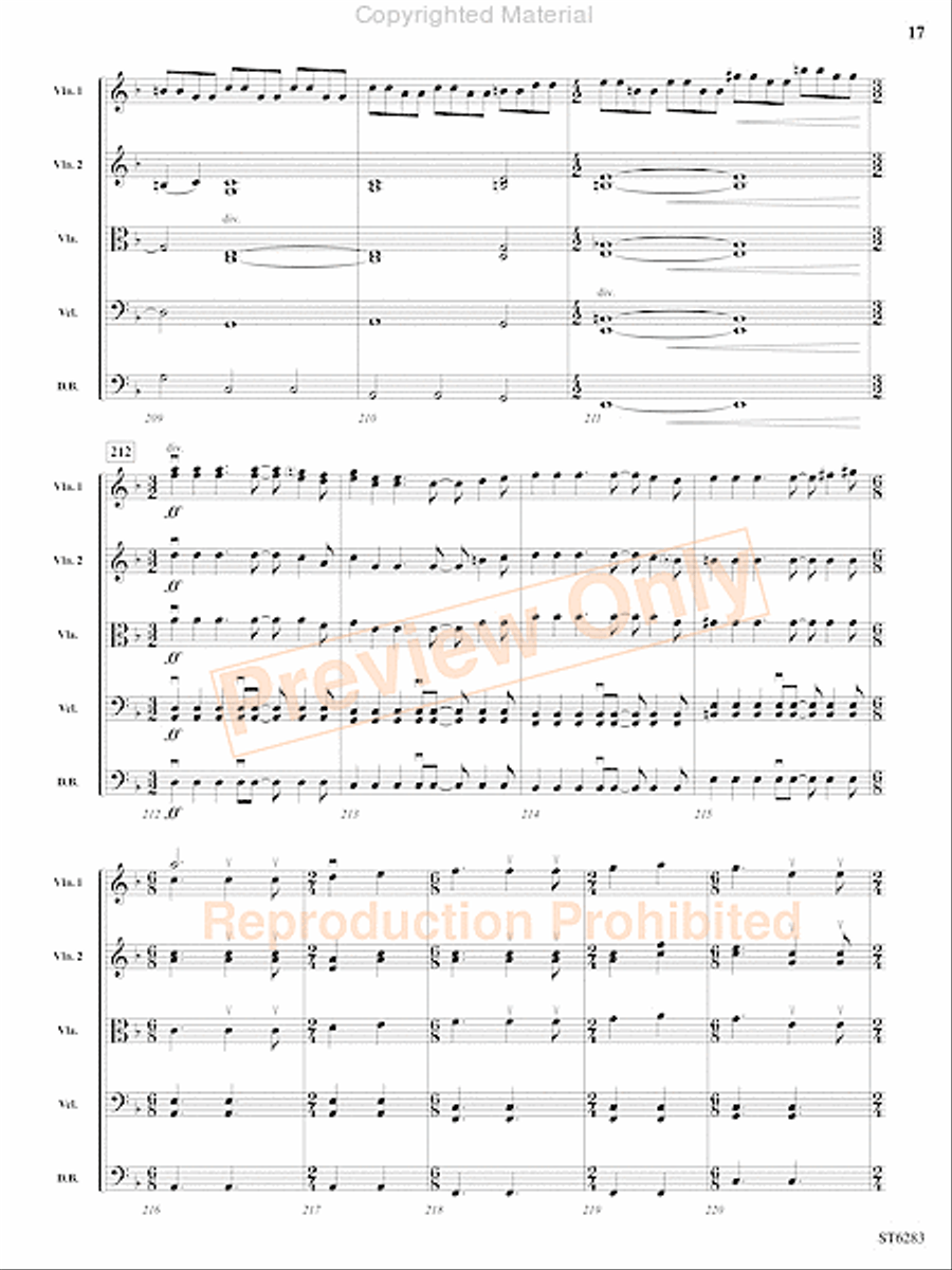 Orion and the Scorpion String Orchestra scores gallery preview page 17