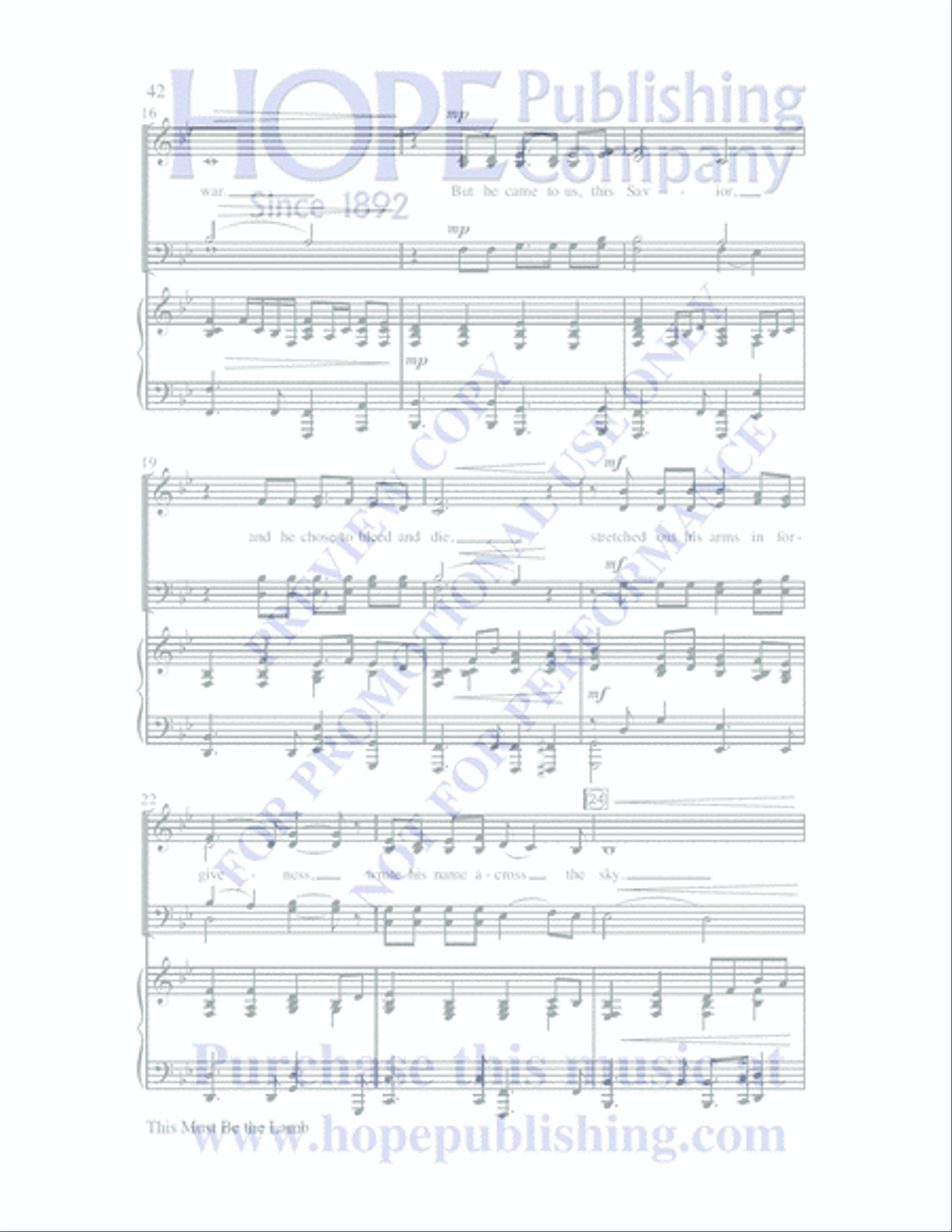My Savior's Love My Savior's Love Listening CD scores gallery preview page 44