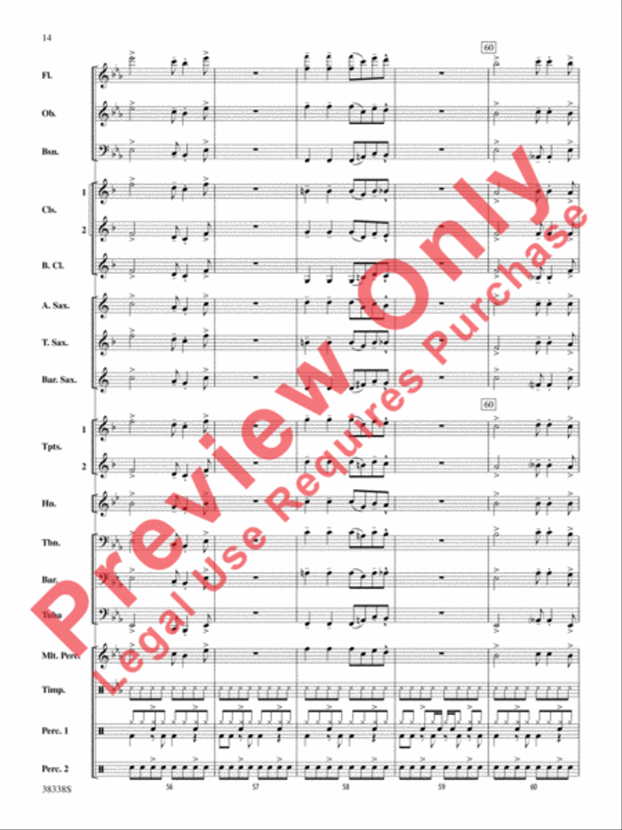 Joyful Time Concert Band scores gallery preview page 15