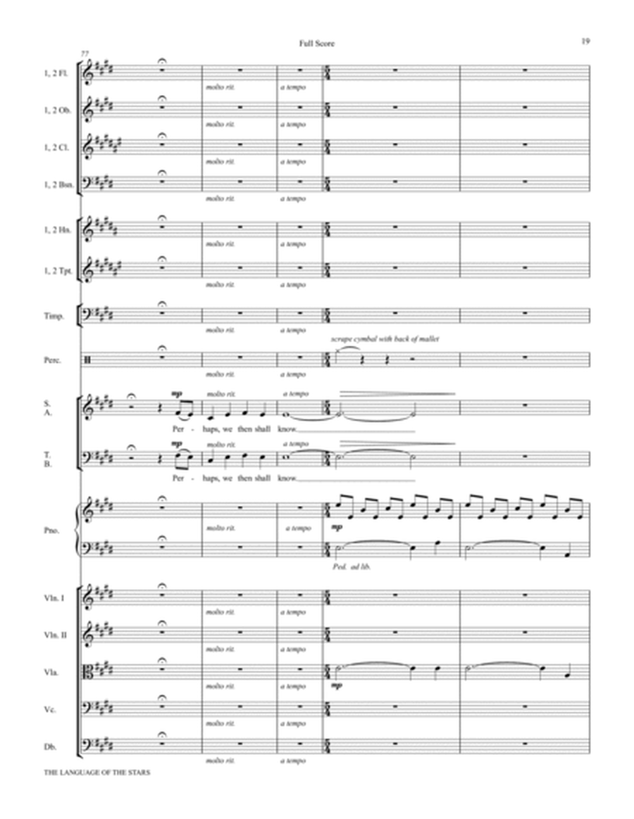Language of the Stars (Full Orchestra) - Full Score