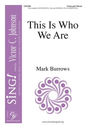 Book cover for This is Who We Are