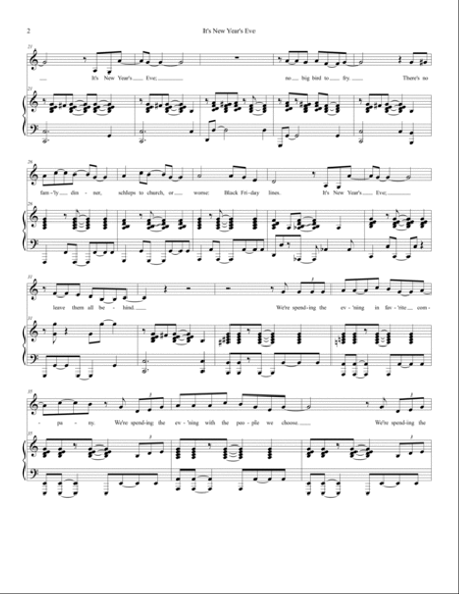 It's New Year's Eve (Send the Kids to Bed) Voice scores gallery preview page 2