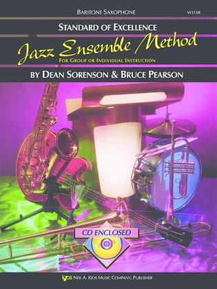 Book cover for Standard of Excellence Jazz Ensemble Book 1, Baritone Sax