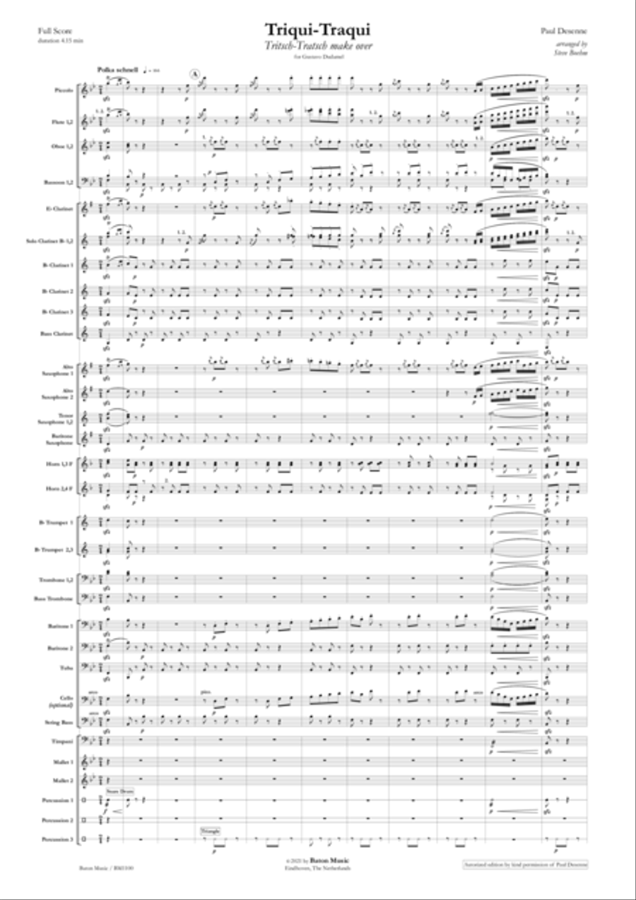 Triqui-Traqui Concert Band scores gallery preview page 2