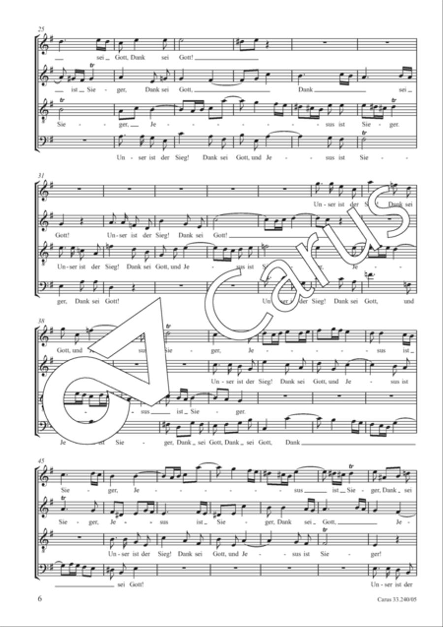 The Resurrection and Ascension of Jesus 4-Part scores gallery preview page 7