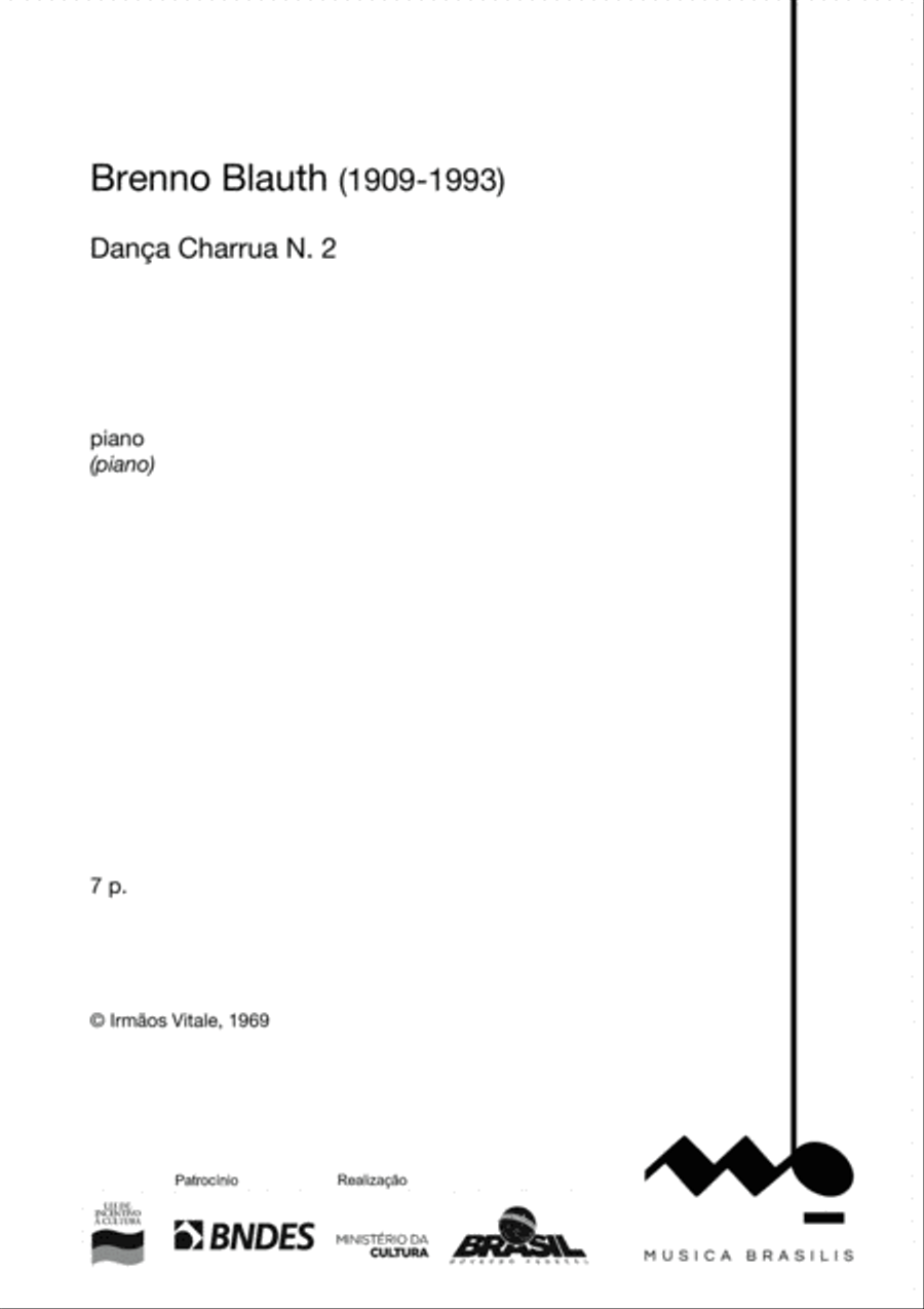 Dança Charrua n. 2 Piano Solo scores gallery preview page 2