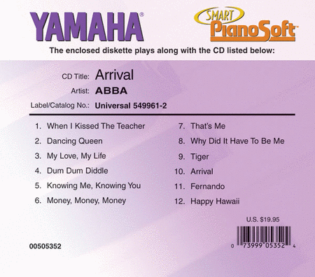 ABBA - Arrival - Piano Software