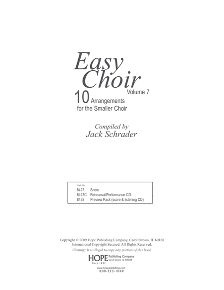 Easy Choir Vol. 7