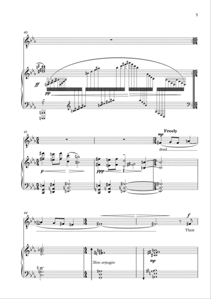 Songs of the Home Front - Sebastian Thomas Voice Solo scores gallery preview page 5