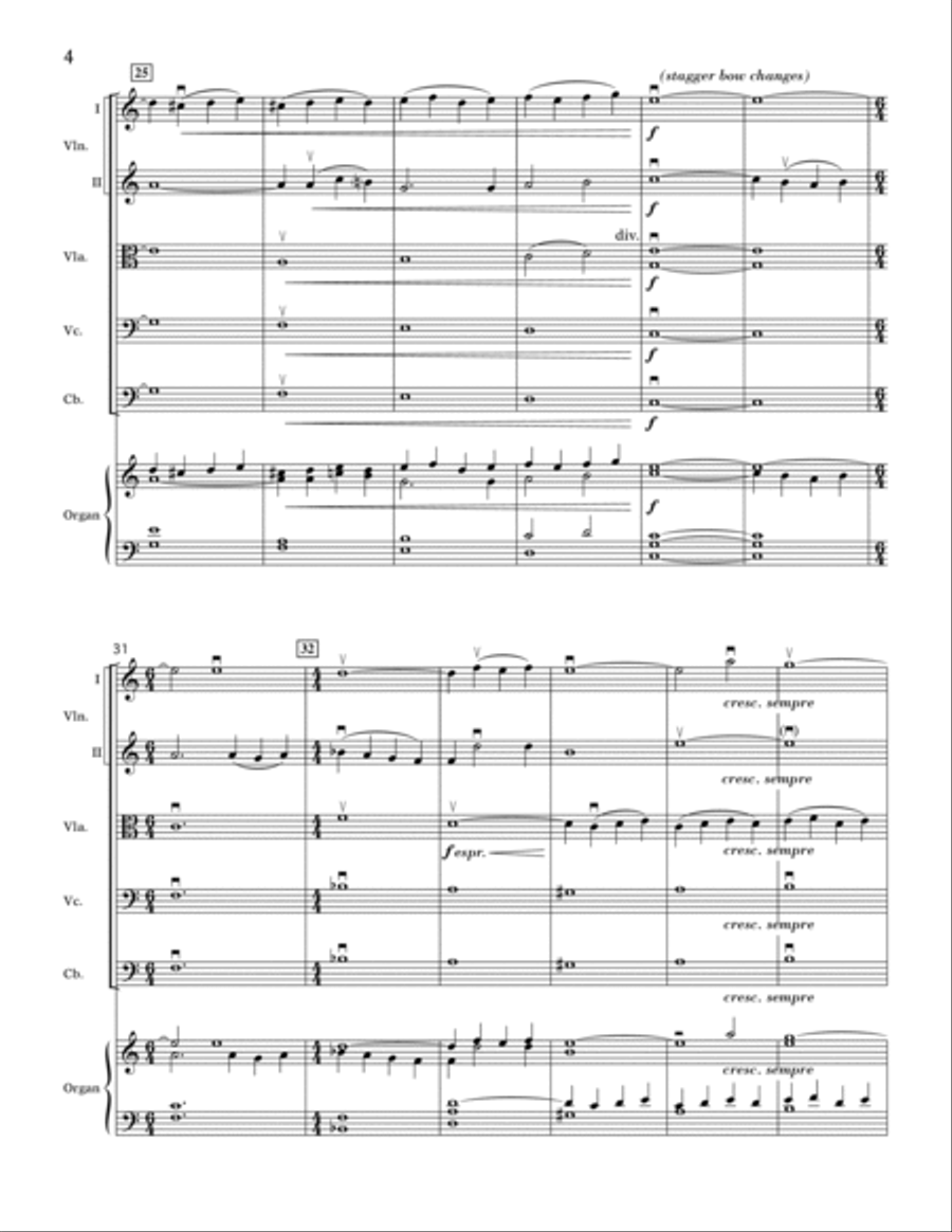 Adagio For Strings - Full Score String Orchestra scores gallery preview page 4