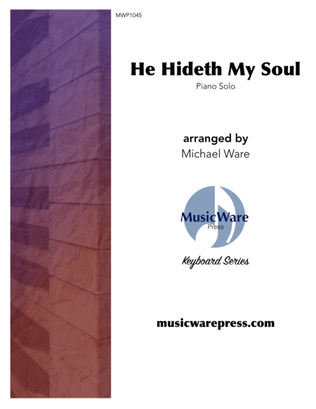 Book cover for He Hideth My Soul (solo piano)