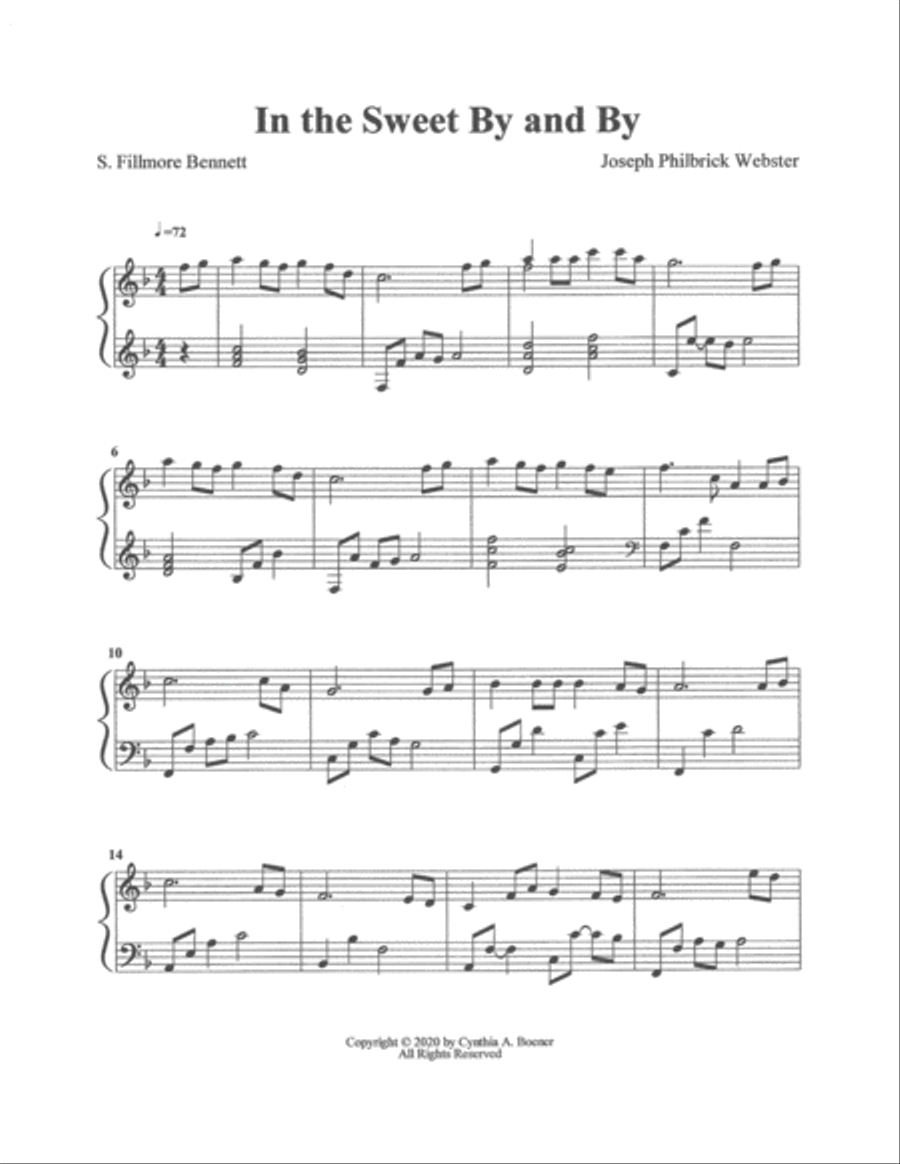 In the Sweet By and By In the Sweet By and By Harp scores gallery preview page 2