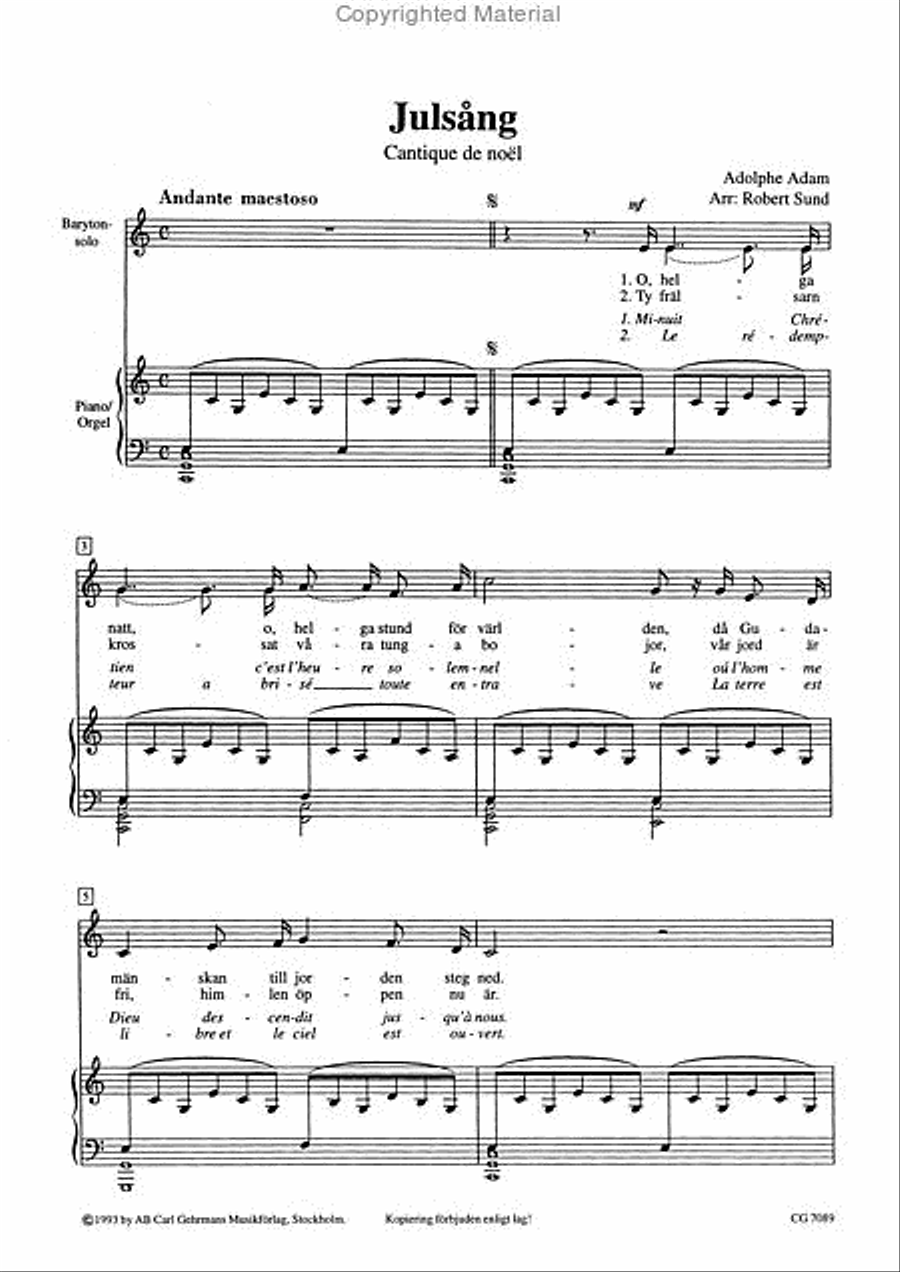 Julsang TTBB scores gallery preview page 2