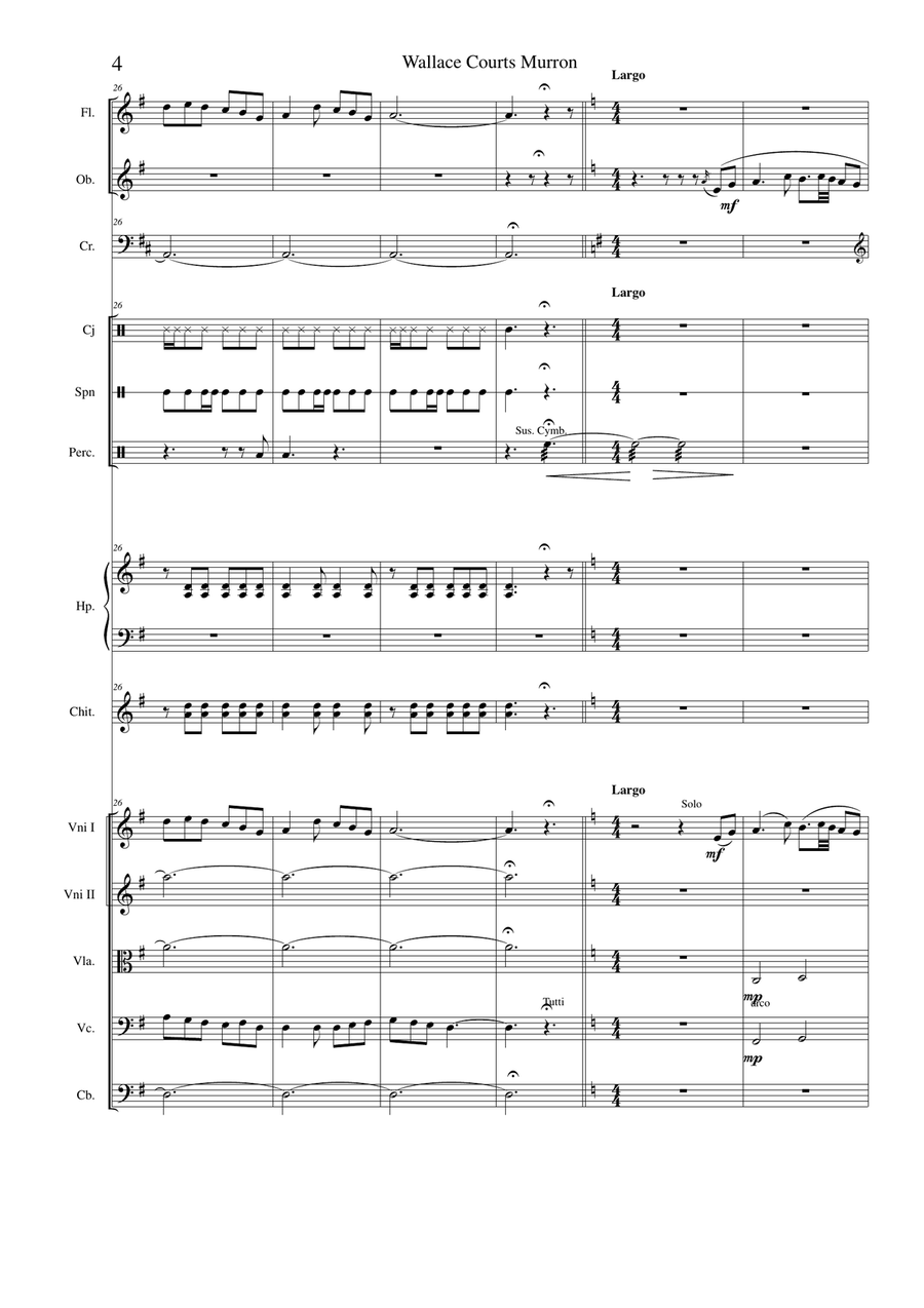 Wallace Courts Murron Large Ensemble scores gallery preview page 4
