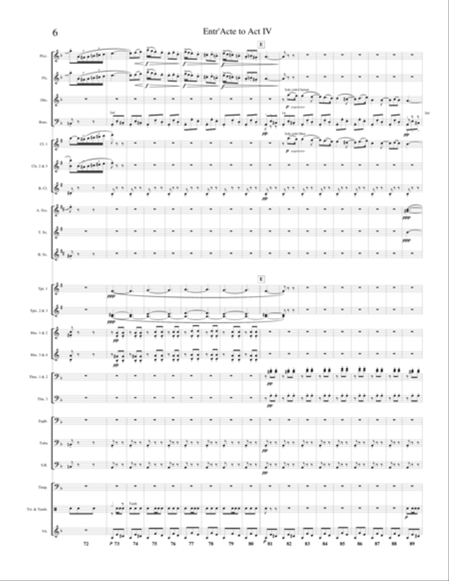 Aragonaise (Entr'acte to Act IV of Carmen) Concert Band scores gallery preview page 5