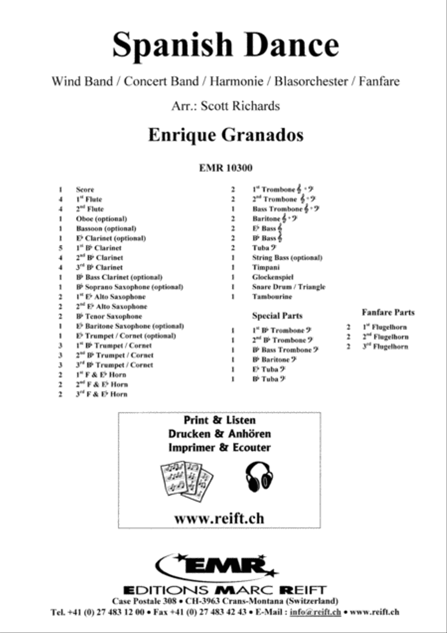 Spanish Dance Spanish Dance Concert Band scores gallery preview page 2