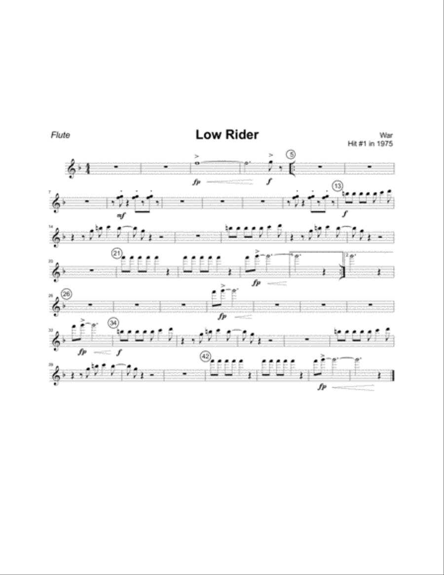 Low Rider Jazz Ensemble scores gallery preview page 4